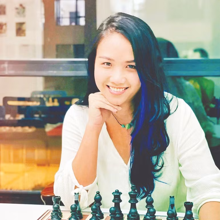 Luong Phuong Hanh, septième Vietnamienne titrée grand maître international féminin (FIDE). Photo : FBNV.