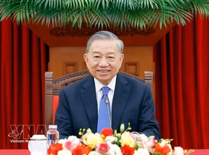 Le secrétaire général du Comité central du Parti communiste du Vietnam (PCV) et président vietnamien, To Lam. Photo : VNA.