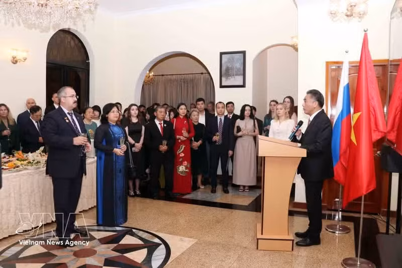 La célébration de la Journée de la Russie à Hô Chi Minh-Ville. Photo : VNA.