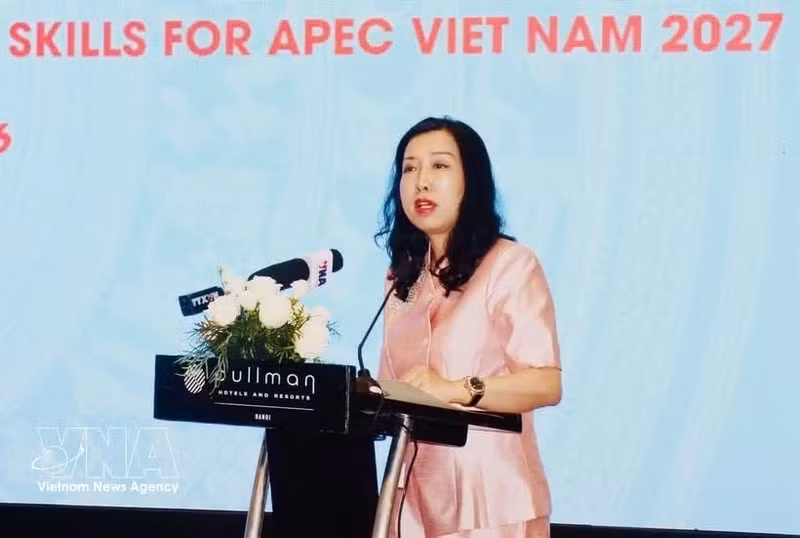 La vice-ministre des Affaires étrangères, Le Thi Thu Hang. Photo : VNA.