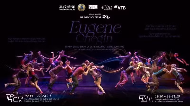 Le Ballet d’Eifman sera de retour au Vietnam pour huit représentations en octobre Photo : organisateurs.