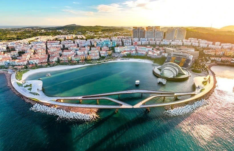 Un coin moderne de Phu Quoc. Photo : VNA.