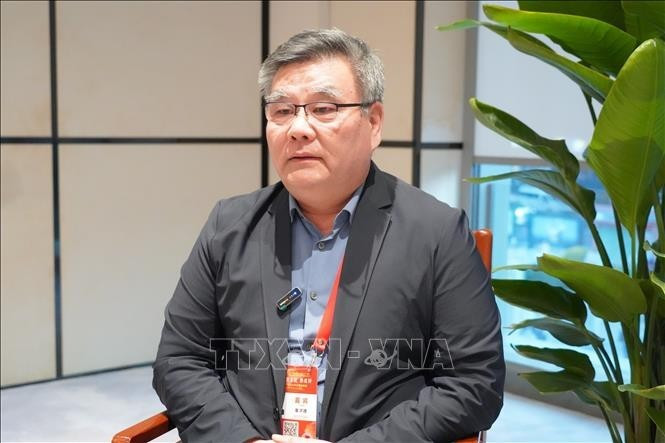 Le professeur Cui Hongjian de l’Institut d’études avancées sur la gouvernance régionale et mondiale de l’Université des langues étrangères de Pékin. Photo : VNA.