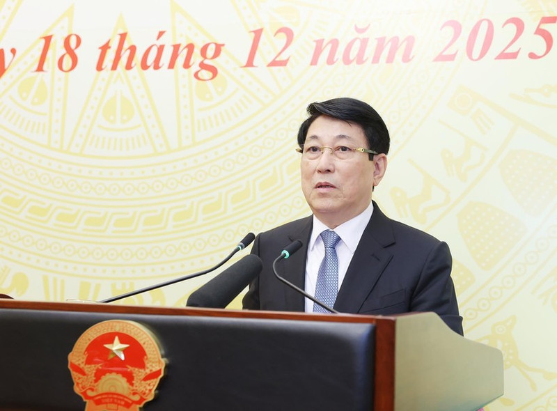 Le président de la République Luong Cuong. Photo : VNA.