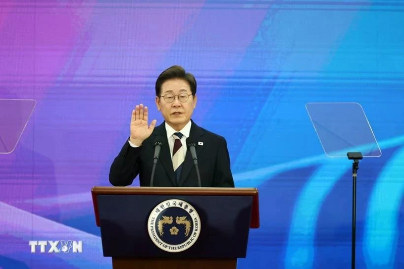 Lee Jae-myung, nouveau président de la République de Corée. Photo : Xinhua/VNA.