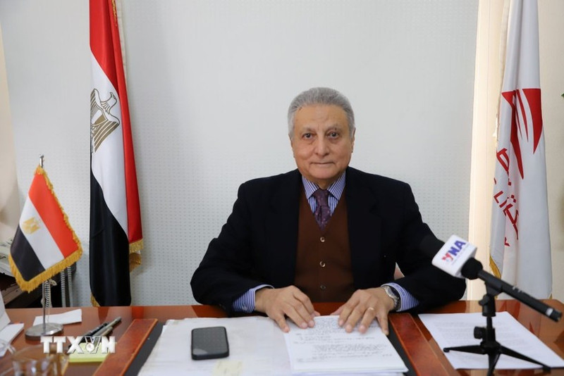 Reda El Taify, ancien ambassadeur d’Égypte au Vietnam et actuel directeur de la Fondation de la bibliothèque publique égyptienne. Photo : VNA.