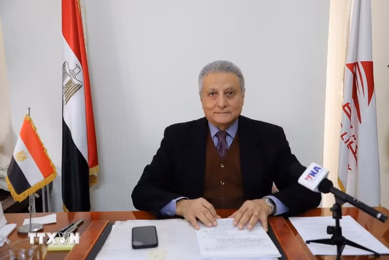Reda El Taify, ancien ambassadeur d’Égypte au Vietnam et actuel directeur de la Fondation de la bibliothèque publique égyptienne. Photo : VNA.