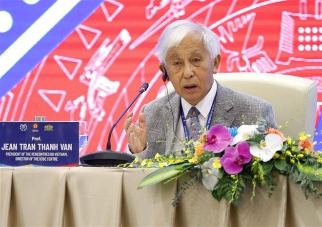 Le professeur Tran Thanh Van, président du Centre international de science et d’éducation interdisciplinaire (ICISE). Photo: VNA.