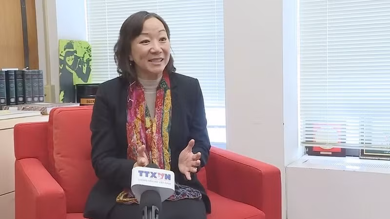 La professeure Nguyen Thi Lien Hang, directrice du Weatherhead East Asian Institute de l’Université Columbia (États-Unis). Photo : VNA.