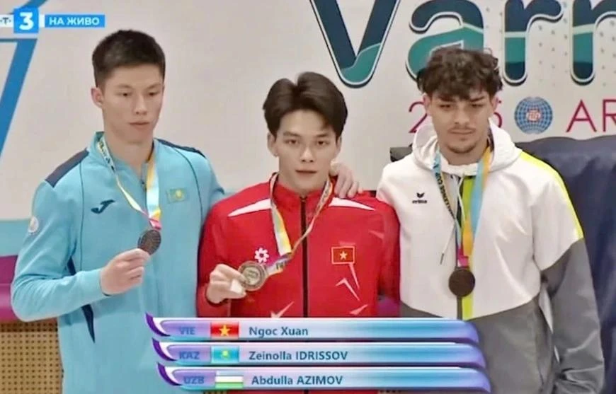 Le Vietnam remporte la médaille d'or lors de la Coupe du monde de gymnastique FIG 2025
