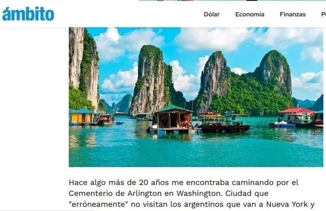 Le journal argentin Ámbito. Photo : VNA. 