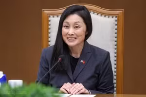 L'ambassadrice des États-Unis au Vietnam, Jennifer Wicks. Photo : VGP.