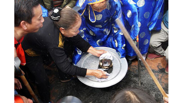 La fête de la cuisson du riz au village Thi Câm ảnh 10
