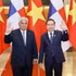 Le président de l'Assemblée nationale (AN) vietnamienne Tran Thanh Man (à droite) et le président de la République du Panama, José Raúl Mulino Quintero. Photo : VNA.