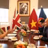Le vice-directeur permanent de l’Académie nationale de politique Hô Chi Minh, Lê Hai Binh, rencontre la présidente du Parti communiste de Grande-Bretagne, Lorraine Douglas, à Londres. Photo : VNA.