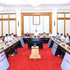 La réunion sur le Système de suivi et de pilotage intelligent et le Système de gestion du travail et d’évaluation des cadres dans l’environnement numérique. Photo : VNA.