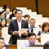 Le député Duong Khac Mai, de la province de Lâm Dông, intervenant lors du débat à l’Assemblée nationale, à Hanoi, le 22 août. Photo : VNA.