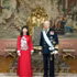 L’ambassadrice du Vietnam, Pham Thi Kim Hoa, et le roi Carl XVI Gustaf de Suède lors de la cérémonie de remise des lettres de créance. Photo : qdnd.vn