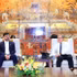 Le vice-président du Comité populaire de Hanoi, Truong Viet Dung (à droite), reçoit Mohamed bin Taliah, ministre adjoint au Cabinet des Émirats arabes unis chargé des échanges d’expériences gouvernementales. Photo : daibieunhandan.vn