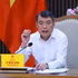Le Premier ministre Lê Minh Hung s'exprime lors de la réunion. Photo : VNA.