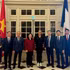 La délégation du Comité du PCV de Hô Chi Minh-Ville rencontre Anthony Gonçalves, adjoint au maire de Marseille (cinquième à partir de la droite).