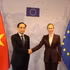 Le ministre des Affaires étrangères Le Hoai Trung (à gauche) et la vice-présidente de la Commission européenne, Haute Représentante de l'Union européenne pour les Affaires étrangères et la Politique de sécurité, Kaja Kallas. Photo : VNA.