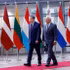 Le secrétaire général du PCV et président vietnamien To Lam (gauche) et le président du Conseil européen, António Costa. Photo : VNA.