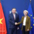 Le secrétaire général du PCV et président de la République, To Lam, et la présidente de la Commission européenne (CE), Ursula von der Leyen. Photo : VNA.