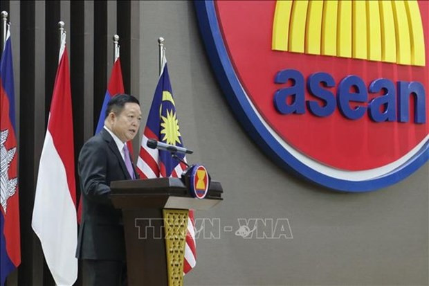 Le secrétaire général de l'Association des nations de l'Asie du Sud-Est (ASEAN), le Dr Kao Kim Hourn. Photo : VNA