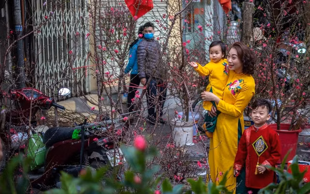 Le Têt traditionnel est un beau trait dans la culture des Vietnamiens. Photo : TQ.
