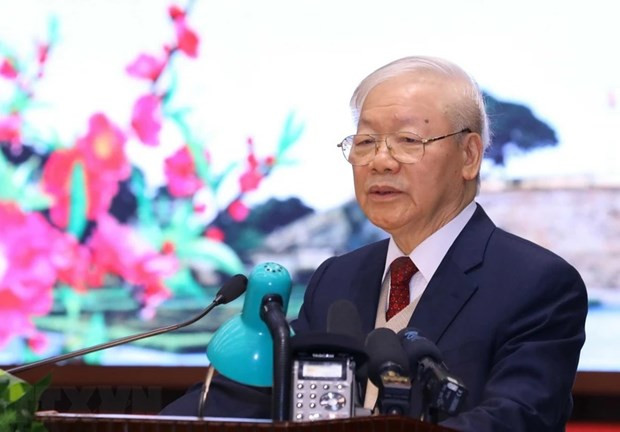 Le Secrétaire général du Parti communiste du Vietnam, Nguyên Phu Trong. Photo : VNA.