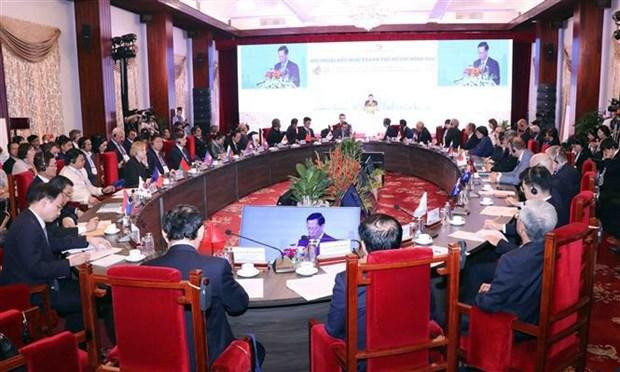 Vue du premier dialogue d’amitié de Hô Chi Minh-Ville, le 3 décembre. Photo : VNA.