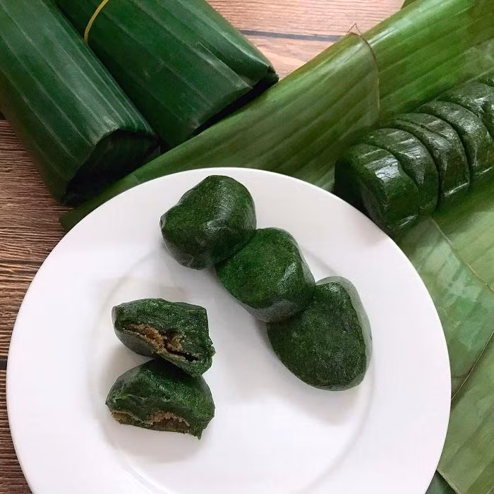 Le gâteau d’armoise de Lang Son. Photo : Vietnamnet. Le gâteau d’armoise de Lang Son. Photo : Vietnamnet.