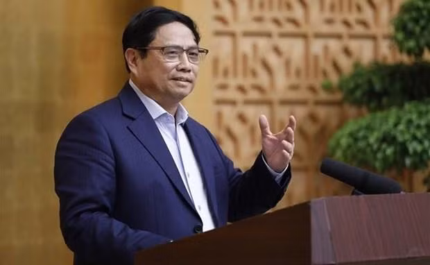Le Premier ministre Pham Minh Chinh. Photo : VNA.