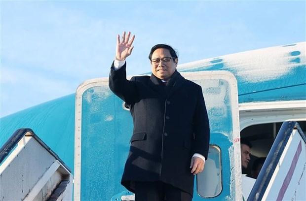 Le Premier ministre Pham Minh Chinh termine sa visite officielle aux Pays-Bas. Photo : VNA.