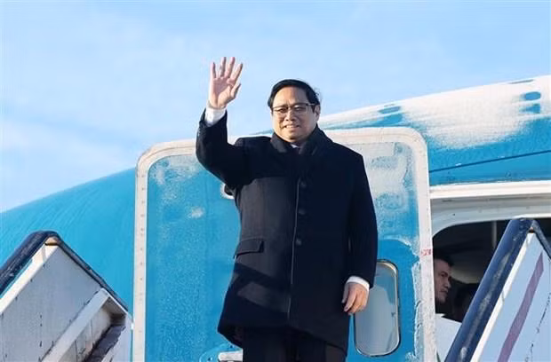 Le Premier ministre Pham Minh Chinh termine sa visite officielle aux Pays-Bas. Photo : VNA.