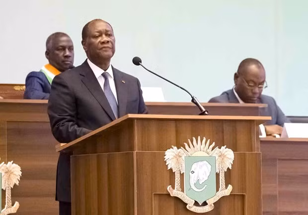 Le Président ivoirien Alassane Ouattara. Photo : Xinhua/VNA.