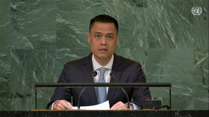 L'ambassadeur Dang Hoang Giang, chef de la Mission permanente du Vietnam auprès de l'ONU. Photo : VNA