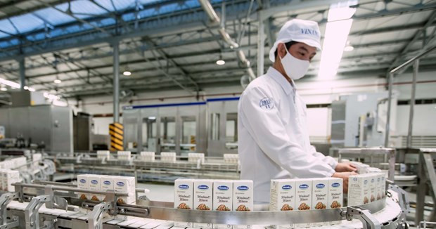 La chaîne de production de Vinamilk. Photo : VNA.