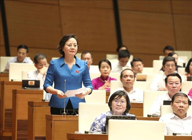 La ministre vietnamienne de l'Intérieur, Pham Thi Thanh Trà. Photo : VNA.