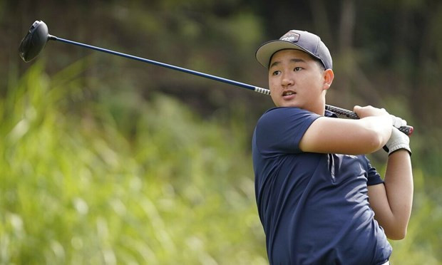 Le golfeur Anh Minh. Photo : VNA.
