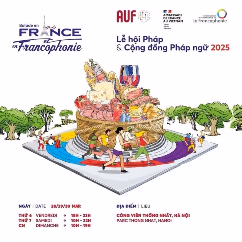 "Balade en France et en Francophonie" : un espace festif et convivial pour les habitants de la capitale. Photo : BTC. 