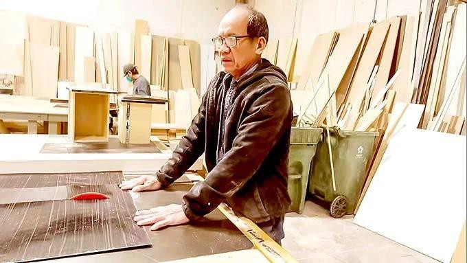 Un atelier de menuiserie vietnamien au Texas, aux États-Unis. Photo : sggp.org.vn 