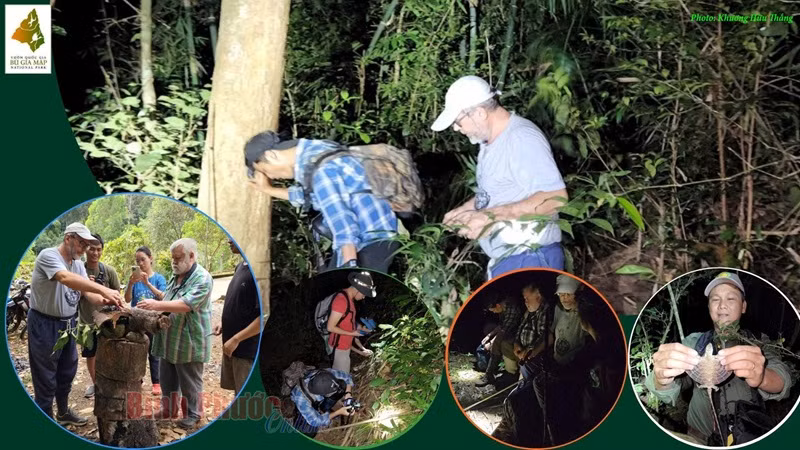 Activités de recherche sur le terrain.