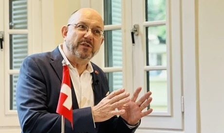 L’ambassadeur de Suisse au Vietnam, Thomas Gass. Photo : VNA.