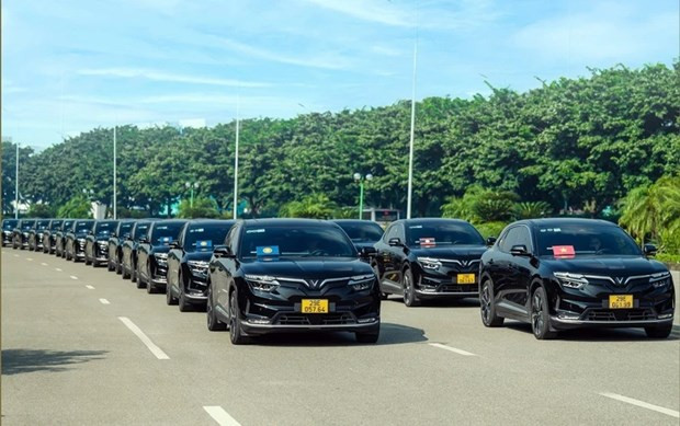 Des VF8 de Vinfast. Photo : VNA.