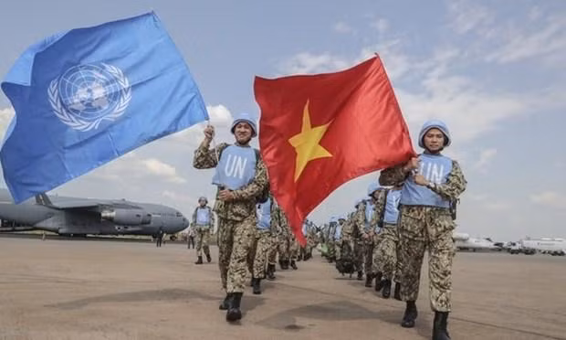 Le maintien de la paix de l’ONU est un point fort de la coopération entre le Vietnam et l'Australie en matière de défense. Photo : VNA.