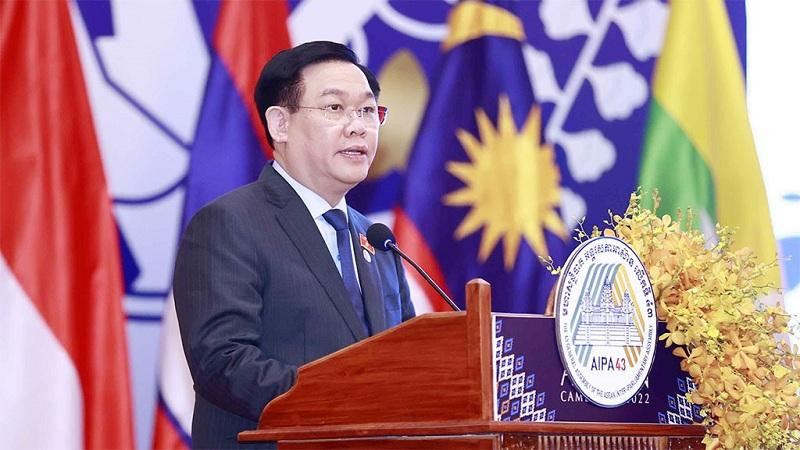 Le Président de l’Assemblée nationale, Vuong Dinh Huê. Photo : VNA