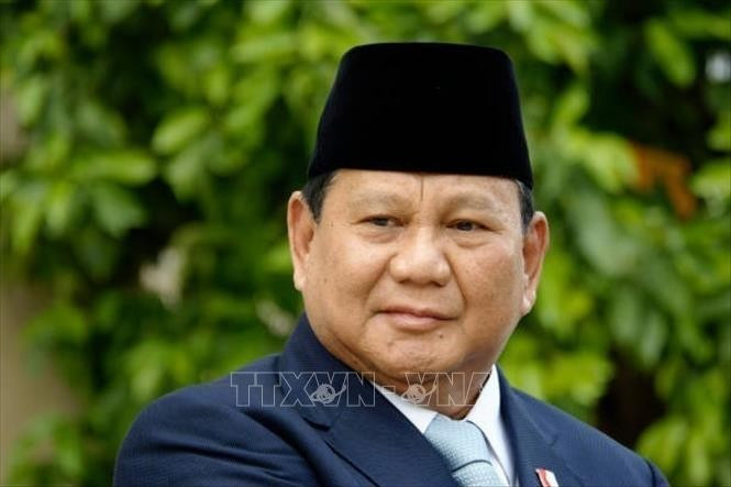 Le président indonésien élu Prabowo Subianto. Photo : Getty Images/VNA.