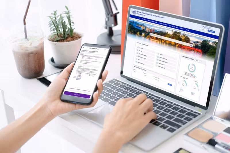 Le Vietnam occupe la 71e place (sur 193 pays sondés) du classement de développement de l'e-gouvernement de l'ONU 2024. Photo : vietnamnet.vn